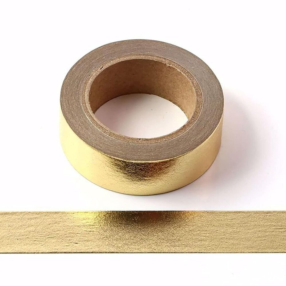 Solid Foil Washi Tape, Decorative Self Adhesive Masking washi Tape,Graphic Art T